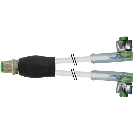 Murrelektronik RJ45 male 0 Degree / RJ45 male 0 Degree Cabinet-Line, Ethernet, FRNC/LS0H 2x2xAWG2 7000-40781-2330400